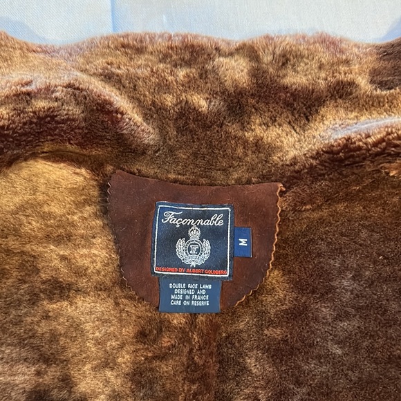 Façonnable Unique Shearling Brown Jacket - Picture 5 of 14